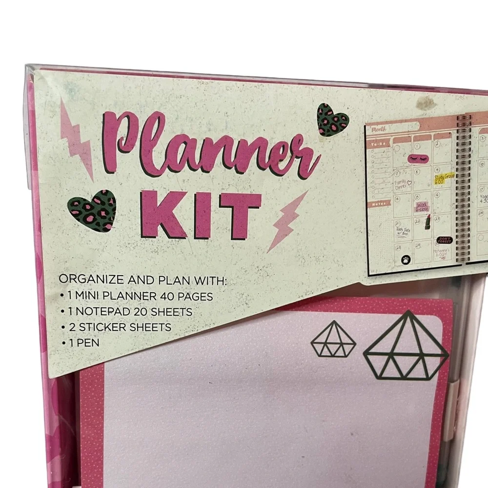 Leopard Print Planner Kit “You Got This” NWT